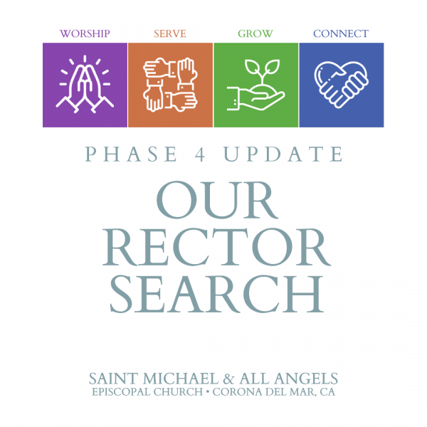 Rector Search | Update from the Senior Warden